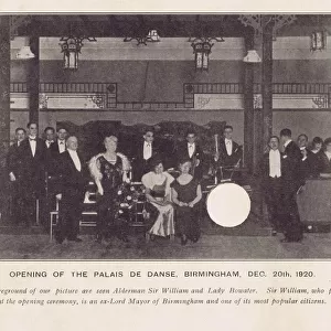 The opening of the Palais de Danse, Birmingham, 1920