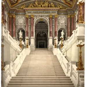 The Opera House, interior, Vienna, Austro-Hungary