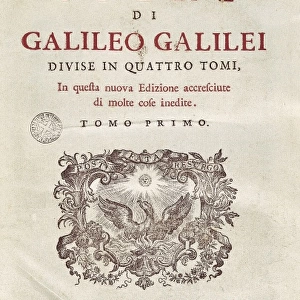 Opere de Galileo Galilei