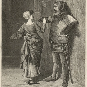 Against Orders: A gaoler bars a woman from the cell