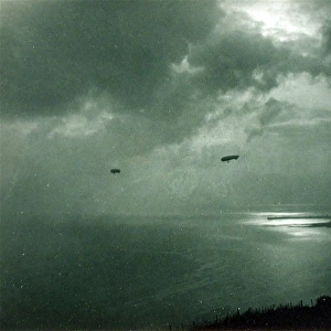 Original photograph of the airships SS8 SS11 and SS12