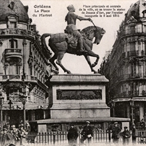 Orleans, France - La Place du Martrol - Joan of Arc statue