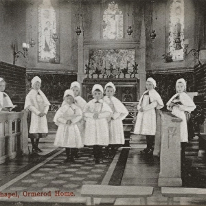Ormerod Home, St Annes on Sea - girls in chapel