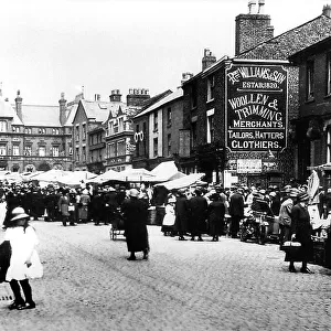 Ormskirk Market Day early 1900s