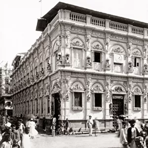 Ornate building, probaby Bombay, Mumbai, India