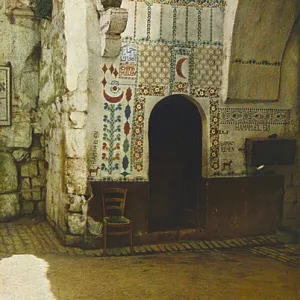 Ornately tiled Arab bath, Jerusalem