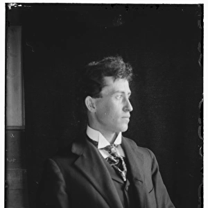 Orville Wright before he grew a mustache, side view facing r