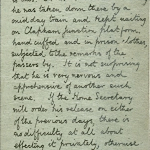 Oscar Wilde release letter