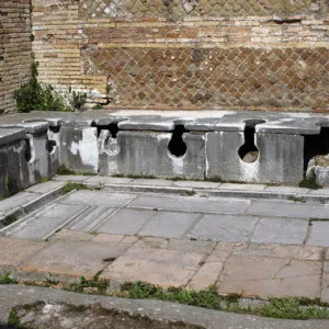 Ostia Antica. Latrine