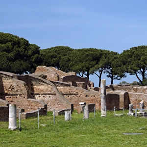 Ostia Antica. Palaestra of the Baths of Neptune