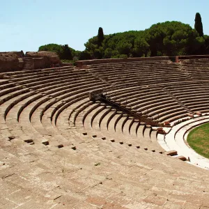 Ostia Antica. Theater. Italy