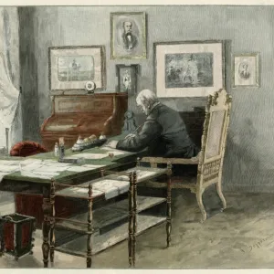 Otto von Bismarck in his study, 1894