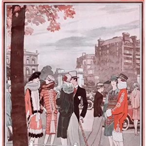 Outdoor wear for women. Date: 1926