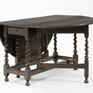 Print of an Oak Gateleg Table c.1685-1700 Print of an Oak Gateleg Table c.1685-1700