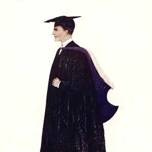 Oxford University robes: Bachelor of Music