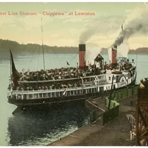 Paddle steamer Chippewa at Lewiston, Ontario, Canada