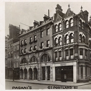 Paganis Restaurant, Great Portland Street, London