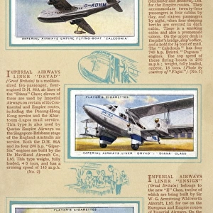 Page from An Album of International Air Liners