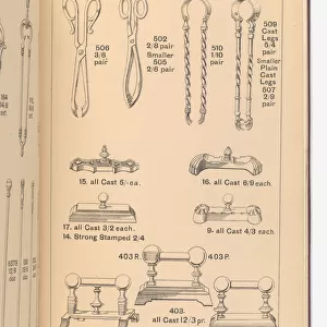 Page from Illustrated Catalogue of Machine-Made and Cast Ca