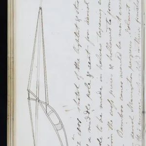 Page from the original notebook of George Cayley Page from the original notebook of George Cayley