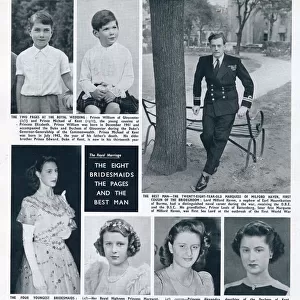 Page from The Sphere featuring photographs of the best man