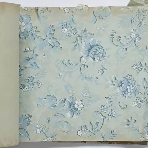 Page from a wallpaper sample book