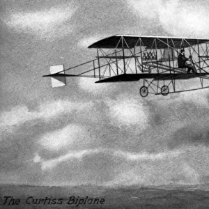 A painting of the Curtiss-Herring No 1