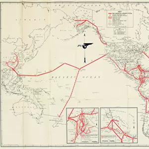 Pan American Airways route map