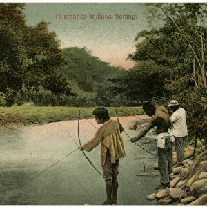 Panama - Talamanca Region - Indigenous Bribri people fishing