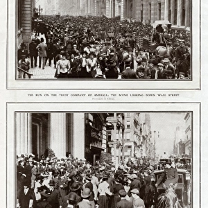 Panic of 1907 in Wall Street, New York