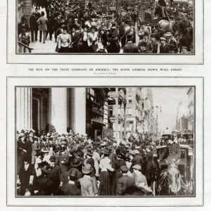 Panic of 1907 in Wall Street, New York