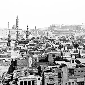 Panorama of Cairo, Egypt, Victorian period