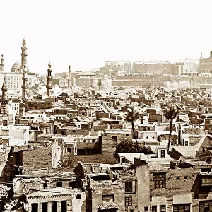 Panorama of Cairo, Egypt, Victorian period