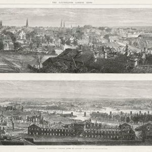 Panorama of Richmond, Virginia after capture by Federals