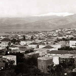 Panoramic view of Beirut, Lebanon, circa 1890 (Bonfils studi