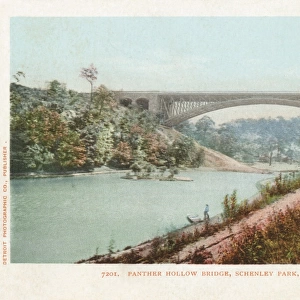 Panther Hollow Bridge, Schenley Park, Pittsburgh, USA