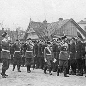 A parade at Tsarskoie-Selo