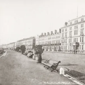 The Parade, Weymouth, beach and shore, image c. 1880 s