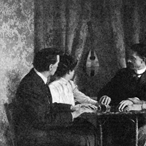 Paranormal: William S. Marriott fake seance with flying banjo