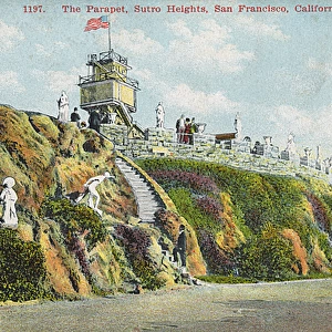 The Parapet, Sutro Heights, San Francisco, California, USA