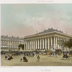 PARIS BOURSE 1863