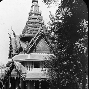 Paris Exhibition of 1889 - Temple, Siam