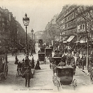 Paris, France - Boulevard Montmartre