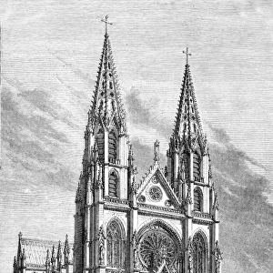 Paris, France - Eglise Sainte Clothilde et Sainte Valere
