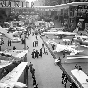 Paris Salon Aeronautique 1949 general view at Grand Palais