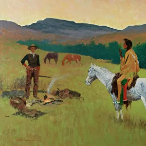 The Parley, 1903, by Frederic Remington (1861-1909)