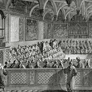 Parliament of Paris. France. 18th century