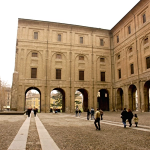 Parma. Pilotta Palace. Exterior