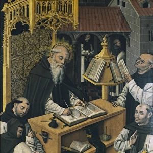 PARRAL, Master of. St. Hyeronimus in Scriptorium