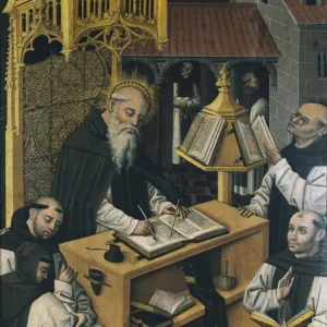 PARRAL, Master of. St. Hyeronimus in Scriptorium